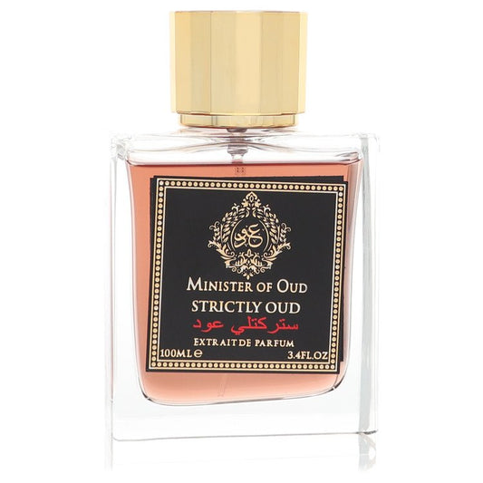 Minister Of Oud Strictly Oud by Fragrance World - Extrait De Parfum Spray (Unboxed) 3.4 oz