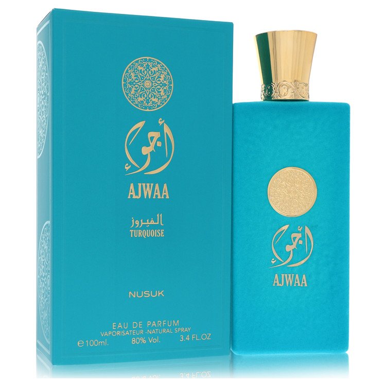 Nusuk Ajwaa Turquoise by Nusuk - Eau De Parfum Spray (Unisex) 3.4 oz