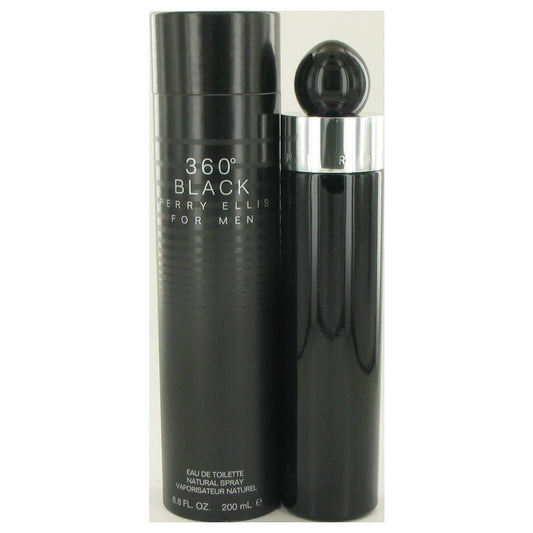 Perry Ellis 360 Black by Perry Ellis - Eau De Toilette Spray 6.8 oz