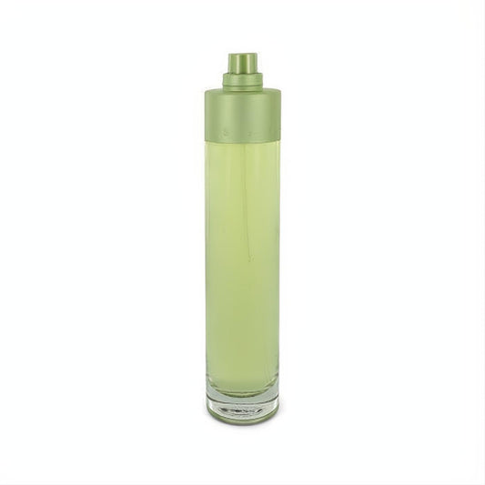 Perry Ellis Reserve for Women 3.4 oz EDT spray tester. Sleek glass bottle with pale green fragrance and matching cap.