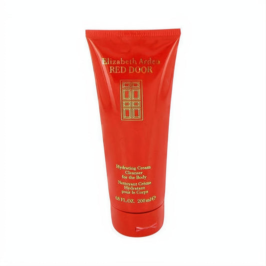 Iconic Elizabeth Arden Red Door Hydrating Cream Cleanser. Red 6.8 oz tube featuring an elegant gold door logo.