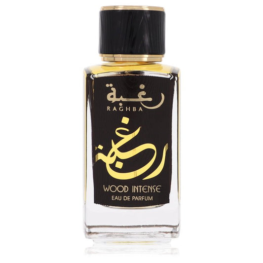 Raghba Wood Intense by Lattafa - Eau De Parfum Spray (Unisex Unboxed) 3.4 oz