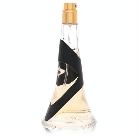 Reb'l Fleur by Rihanna 1.7 oz women's Eau De Parfum tester. Unique clear glass bottle with a bold black design and luxurious gold cap.