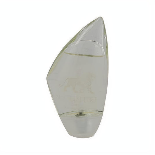 Elevate your style with Nikos Sculpture 3.4 oz EDT tester. Unique clear glass sail bottle, subtle lion emblem.