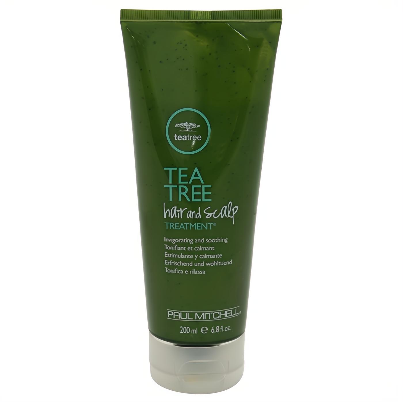 Paul Mitchell Tea Tree Hair and Scalp Treatment, 6.8 oz invigorating green tube.