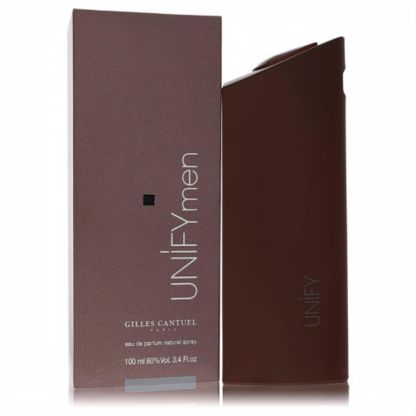 Sophisticated Unifymen Tiger Oud 3.4 oz Eau De Parfum spray in a rich bronze bottle and elegant box.