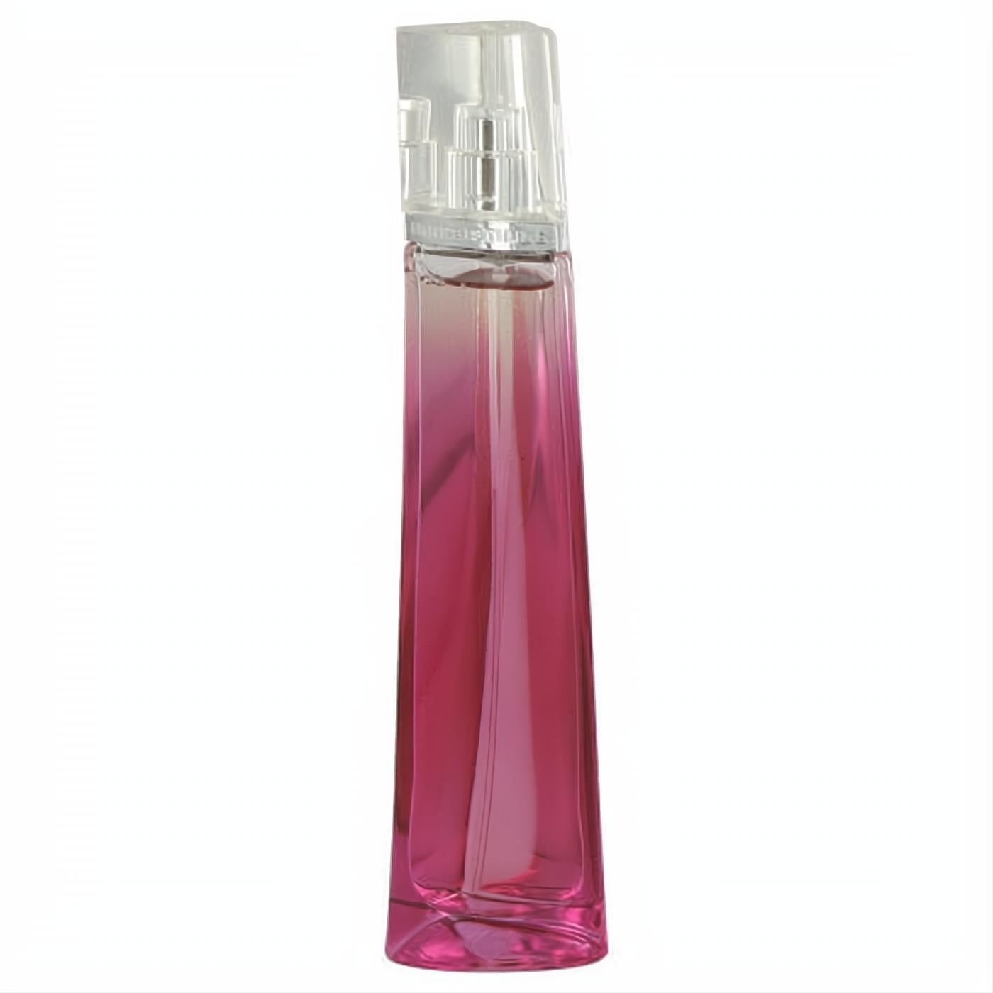 Givenchy Very Irresistible 2.5 oz women's Eau De Toilette. Elegant clear glass bottle with captivating pink liquid.