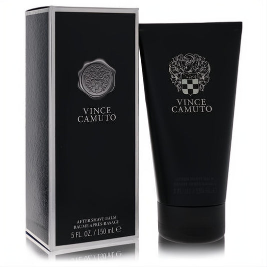 Experience Vince Camuto After Shave Balm 5 oz. Sleek black tube & box with iconic silver crest for men.