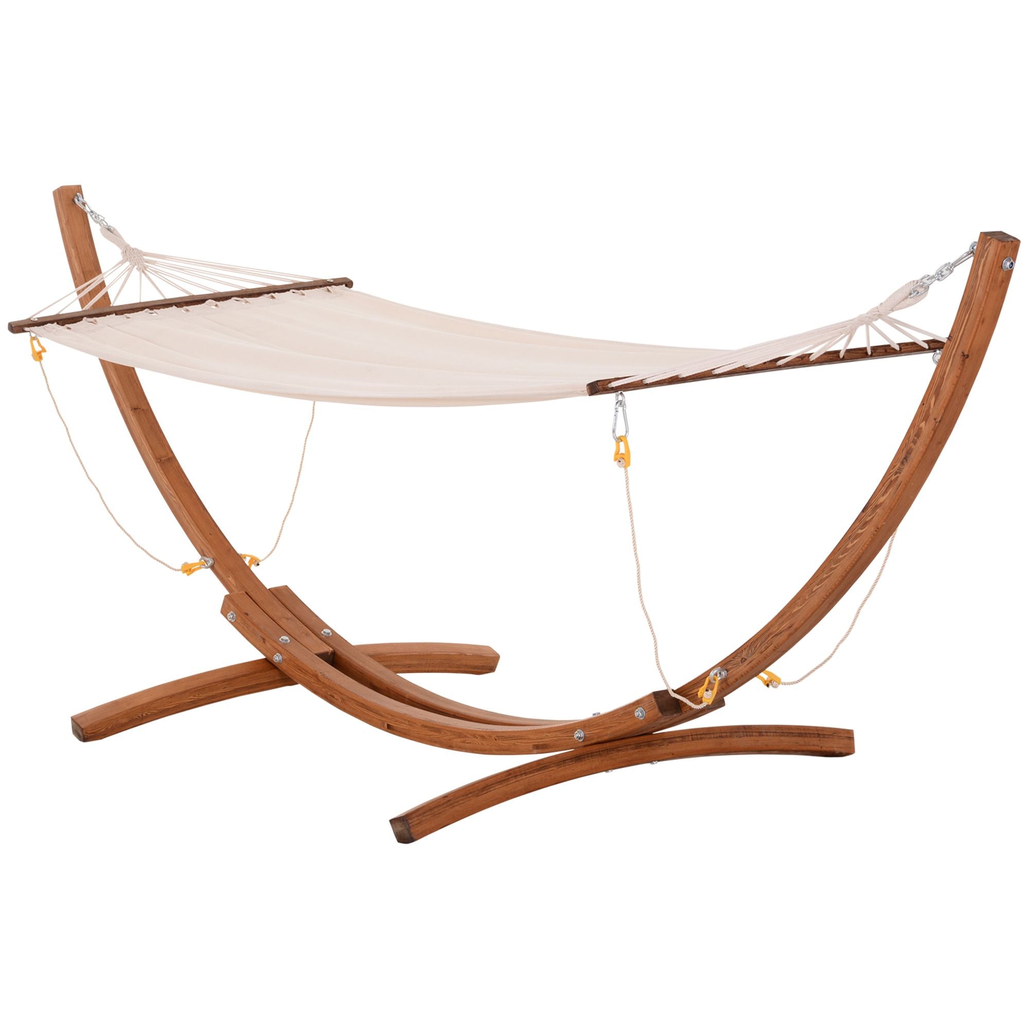 10' Wood Cotton Hammock Stand