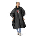 2025 NCAA Football Championship Indiana Hoosiers Hardened Black Rain Poncho with Mesh Bag 49x44 inches