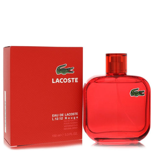 Lacoste Eau De Lacoste L.12.12 Rouge by Lacoste - Eau De Toilette Spray 3.3 oz