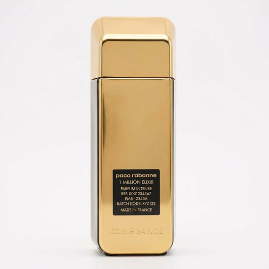 Men's Fragrance — Studio - Back View | Generated by Modelize