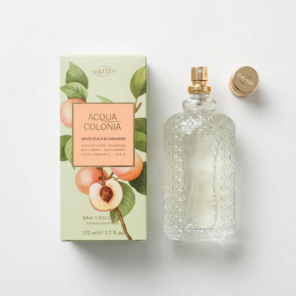 Fragrance bottle and packaging — Flat Lay - Back | Generated by Modelize