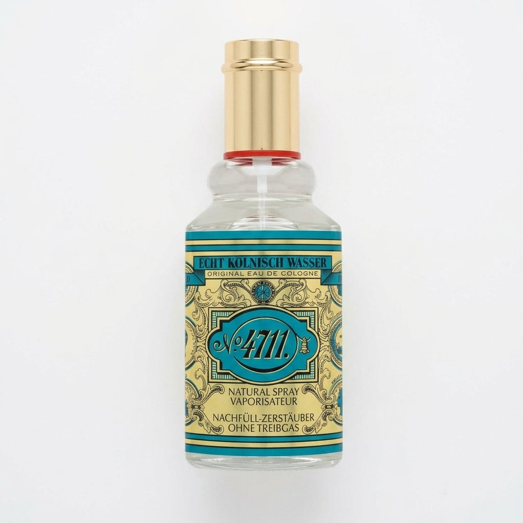 Eau De Cologne Spray — Flat Lay - Back | Generated by Modelize