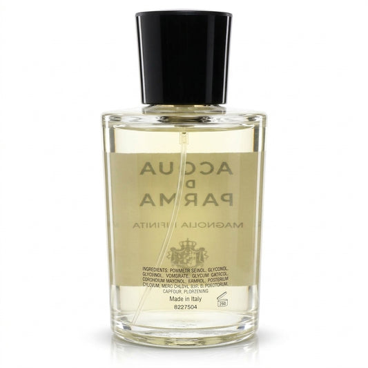 Perfume bottle — Studio - Back View | Generated by Modelize