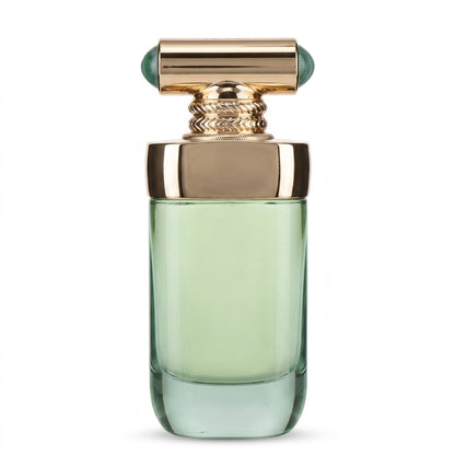 Perfume bottle and packaging — Studio - Back View | Generated by Modelize
