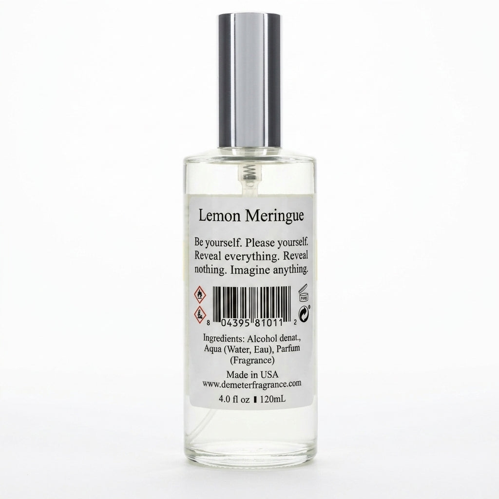 Cologne Spray — Studio - Back View | Generated by Modelize