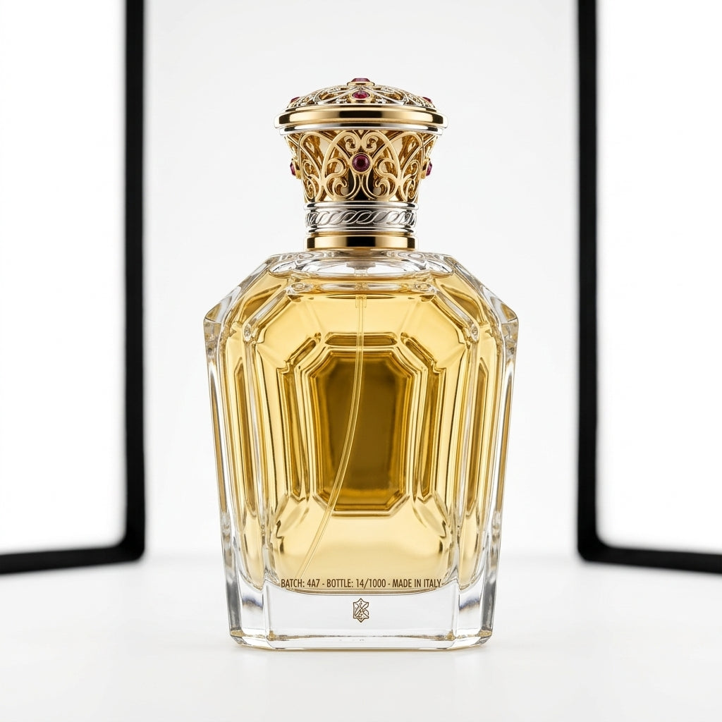 Extrait De Parfum — Studio - Back View | Generated by Modelize