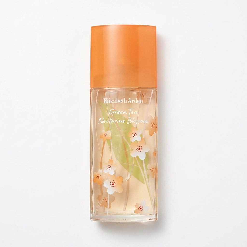 Perfume Bottle — Flat Lay - Front | Generated by Modelize