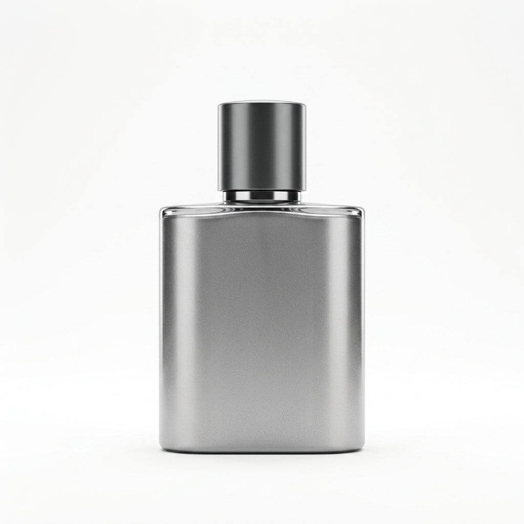 Fragrance Bottle — Studio - Back View | Generated by Modelize