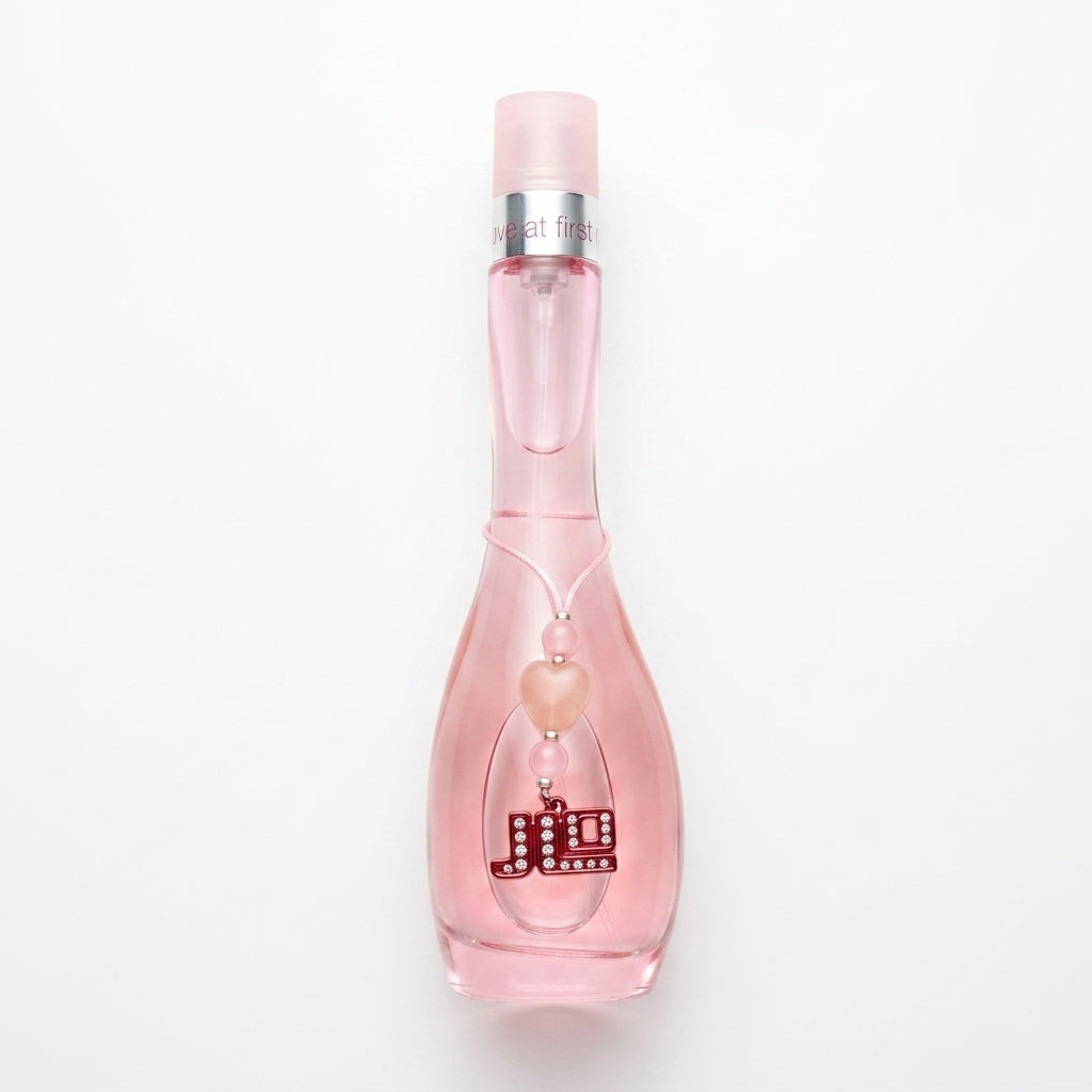 Perfume bottle — Flat Lay - Front | Generated by Modelize