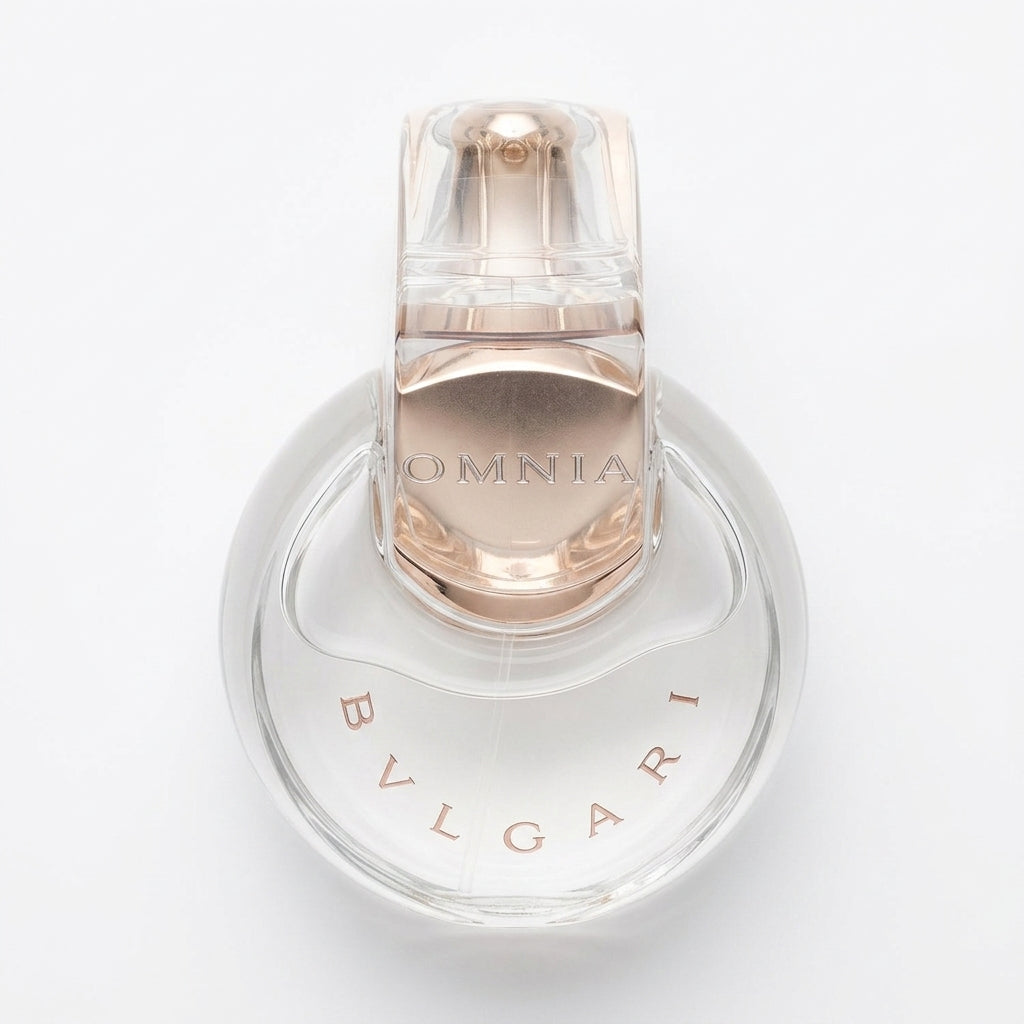 Perfume Bottle — Flat Lay - Front | Generated by Modelize
