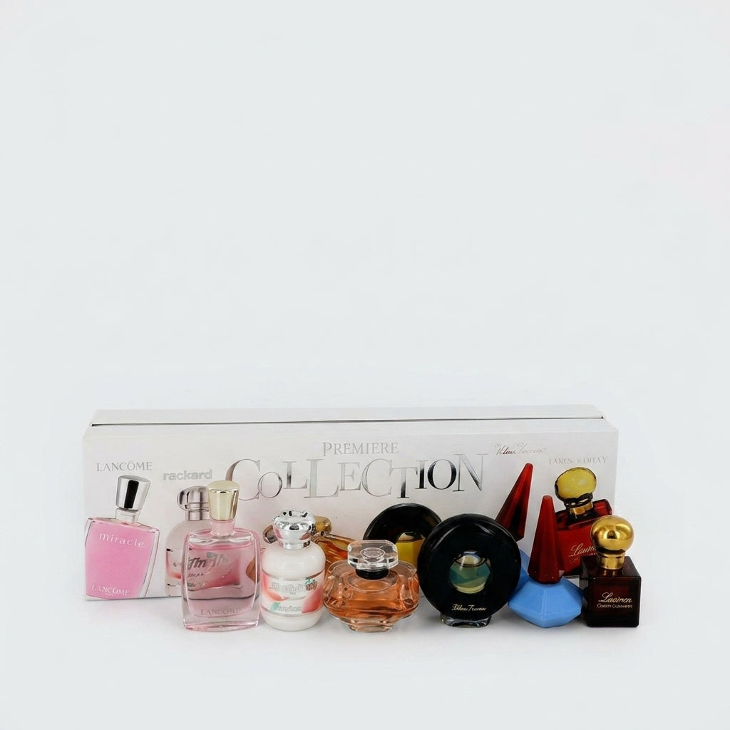 Fragrance Gift Set — Flat Lay - Front | Generated by Modelize