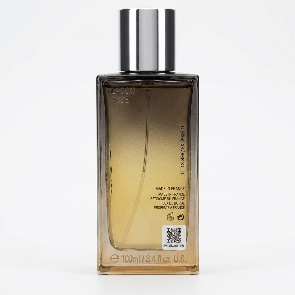 Eau De Parfum Spray — Studio - Back View | Generated by Modelize