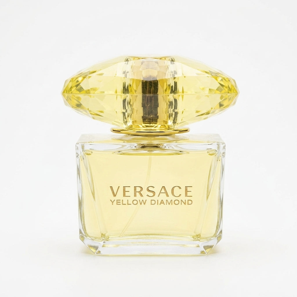 Perfume Bottle — Flat Lay - Front | Generated by Modelize
