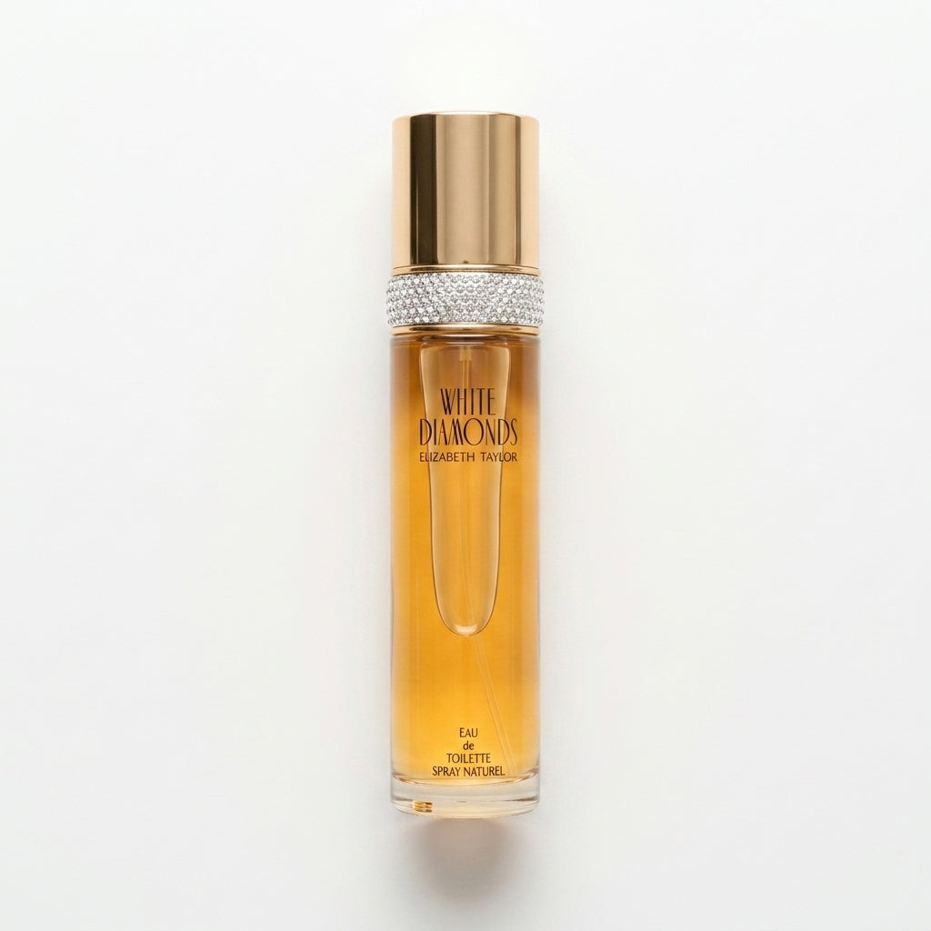 Perfume Bottle — Flat Lay - Front | Generated by Modelize