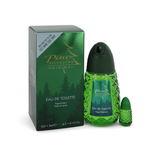 PINO SILVESTRE by Pino Silvestre Eau De Toilette Spray (New Packaging) with free .10 oz Travel size Mini 4.2 ozMale(cologne, perfume, fragrance)