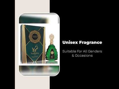 Arabiyat Prestige Nashwa Oud by Arabiyat Prestige Eau De Parfum Spray (Unisex) 3.4 ozUnisex(cologne, perfume, fragrance)