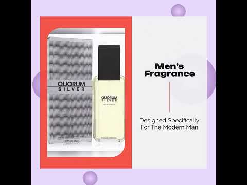 Quorum Silver by Puig Eau De Toilette Spray 3.4 ozMen(cologne, perfume, fragrance)