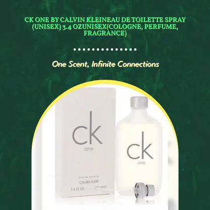 Ck One by Calvin KleinEau De Toilette Spray (Unisex) 3.4 ozUnisex(cologne, perfume, fragrance) by@Outfy