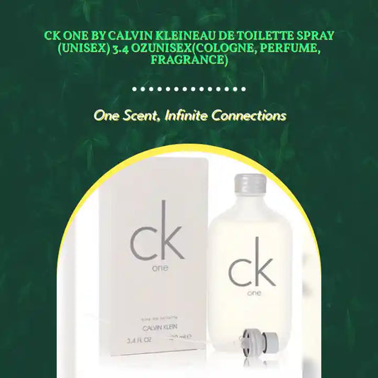 Ck One by Calvin KleinEau De Toilette Spray (Unisex) 3.4 ozUnisex(cologne, perfume, fragrance) by@Outfy