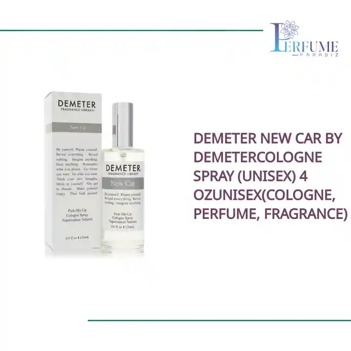 Demeter New Car by DemeterCologne Spray (Unisex) 4 ozUnisex(cologne, perfume, fragrance) by@Outfy