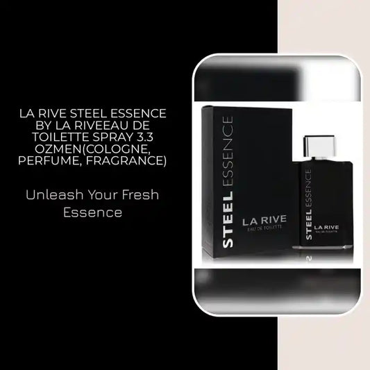 La Rive Steel Essence by La RiveEau De Toilette Spray 3.3 ozMen(cologne, perfume, fragrance) by@Outfy