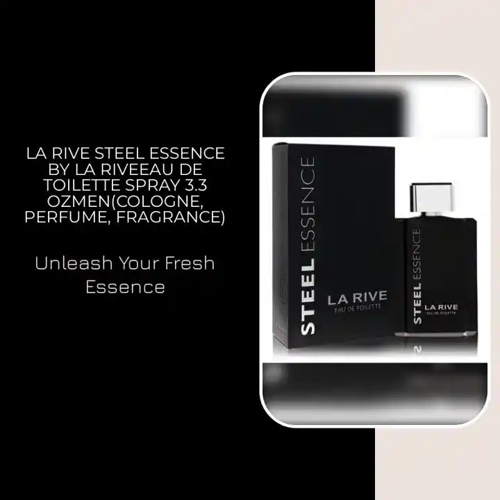La Rive Steel Essence by La RiveEau De Toilette Spray 3.3 ozMen(cologne, perfume, fragrance) by@Outfy
