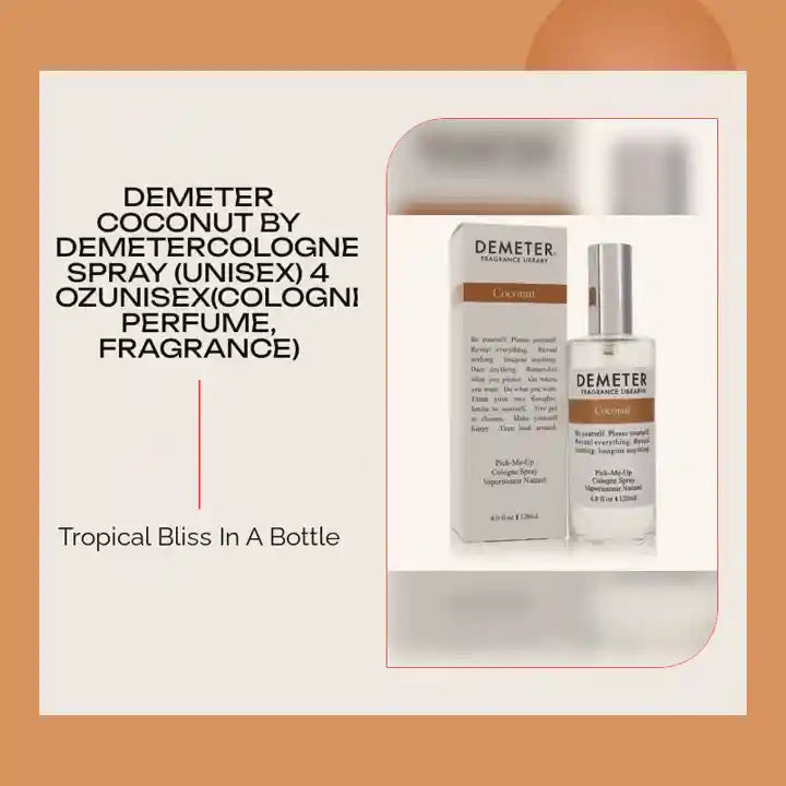 Demeter Coconut by DemeterCologne Spray (Unisex) 4 ozUnisex(cologne, perfume, fragrance) by@Outfy
