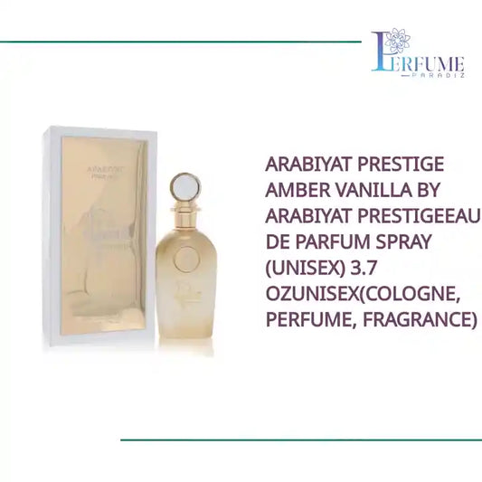 Arabiyat Prestige Amber Vanilla by Arabiyat PrestigeEau De Parfum Spray (Unisex) 3.7 ozUnisex(cologne, perfume, fragrance) by@Outfy