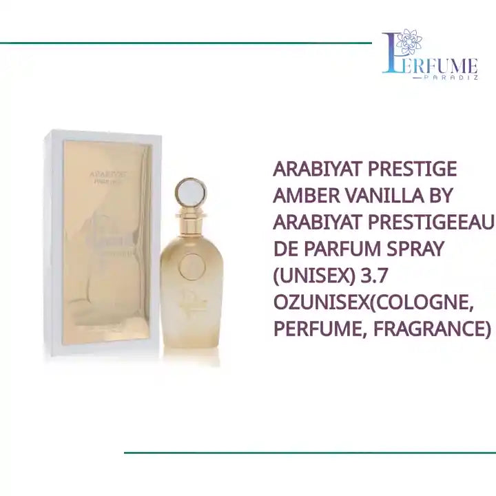 Arabiyat Prestige Amber Vanilla by Arabiyat PrestigeEau De Parfum Spray (Unisex) 3.7 ozUnisex(cologne, perfume, fragrance) by@Outfy