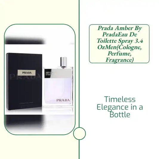 Prada Amber by PradaEau De Toilette Spray 3.4 ozMen(cologne, perfume, fragrance) by@Outfy