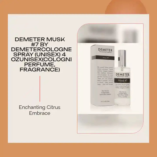Demeter Musk #7 by DemeterCologne Spray (Unisex) 4 ozUnisex(cologne, perfume, fragrance) by@Outfy