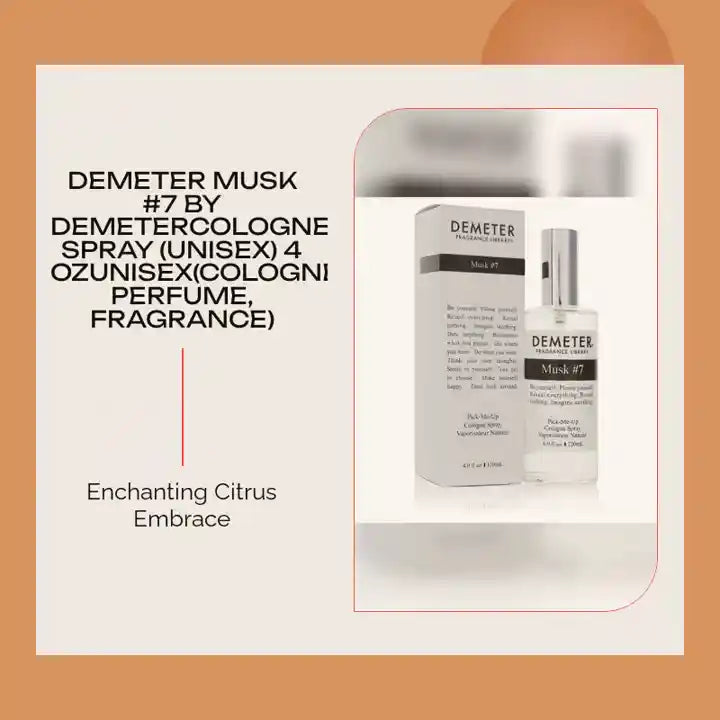 Demeter Musk #7 by DemeterCologne Spray (Unisex) 4 ozUnisex(cologne, perfume, fragrance) by@Outfy