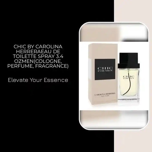 Chic by Carolina HerreraEau De Toilette Spray 3.4 ozMen(cologne, perfume, fragrance) by@Outfy