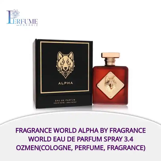 Fragrance World Alpha by Fragrance World Eau De Parfum Spray 3.4 ozMen(cologne, perfume, fragrance) by@Outfy