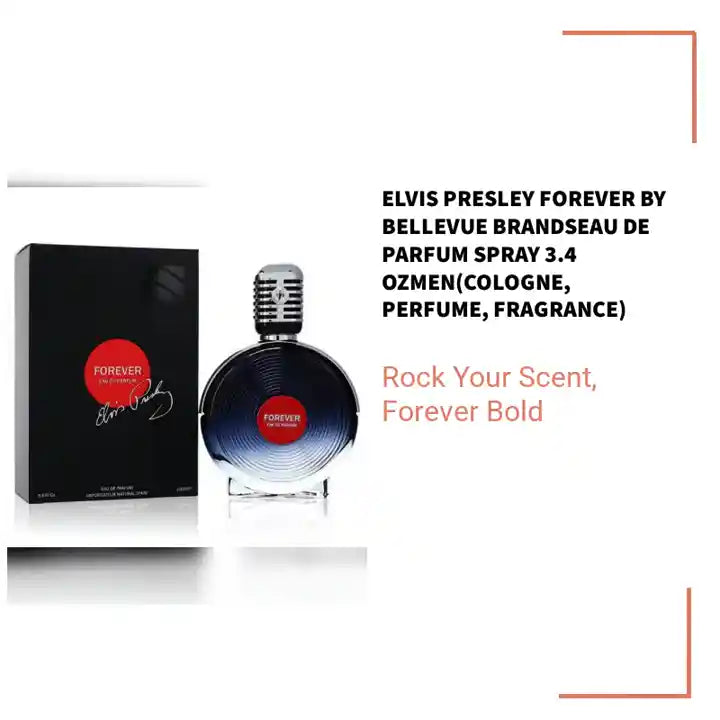 Elvis Presley Forever by Bellevue BrandsEau De Parfum Spray 3.4 ozMen(cologne, perfume, fragrance) by@Outfy