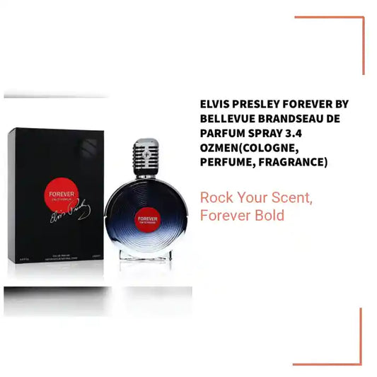 Elvis Presley Forever by Bellevue BrandsEau De Parfum Spray 3.4 ozMen(cologne, perfume, fragrance) by@Outfy