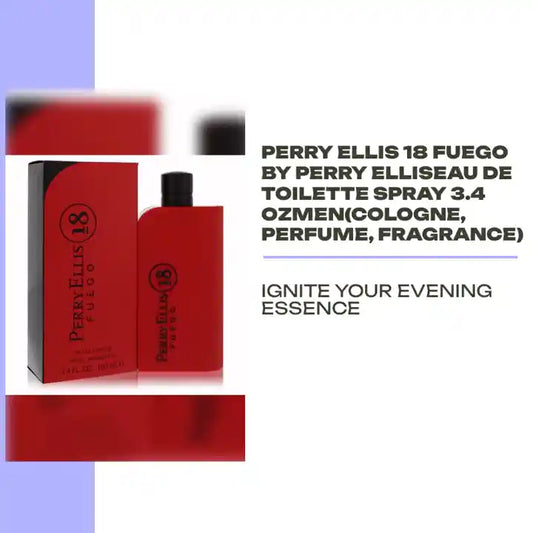 Perry Ellis 18 Fuego by Perry EllisEau De Toilette Spray 3.4 ozMen(cologne, perfume, fragrance) by@Outfy