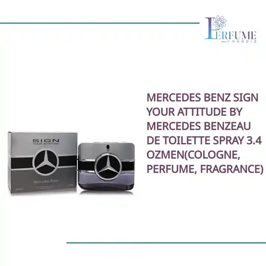 Mercedes Benz Sign Your Attitude by Mercedes BenzEau De Toilette Spray 3.4 ozMen(cologne, perfume, fragrance) by@Outfy